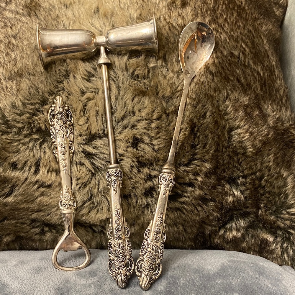 Wallace silversmith 3 piece set